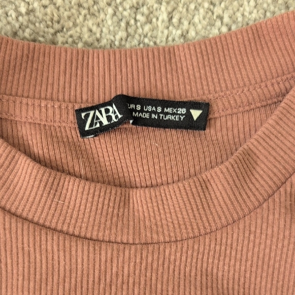 Zara | Ruched Tie T-Shirt - Picture 2 of 2